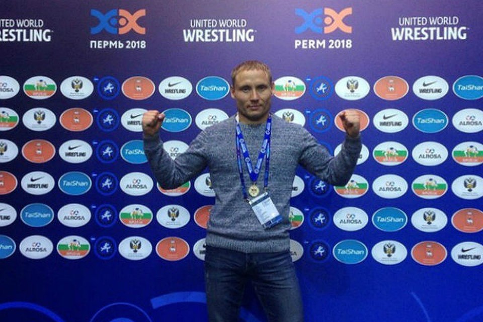 Иркутский спортсмен Александр Клевакин завоевал серебро чемпионата мира по греко-римской борьбе среди ветеранов. Фото: предоставлено пресс-службой министерства спорта Иркутской области.