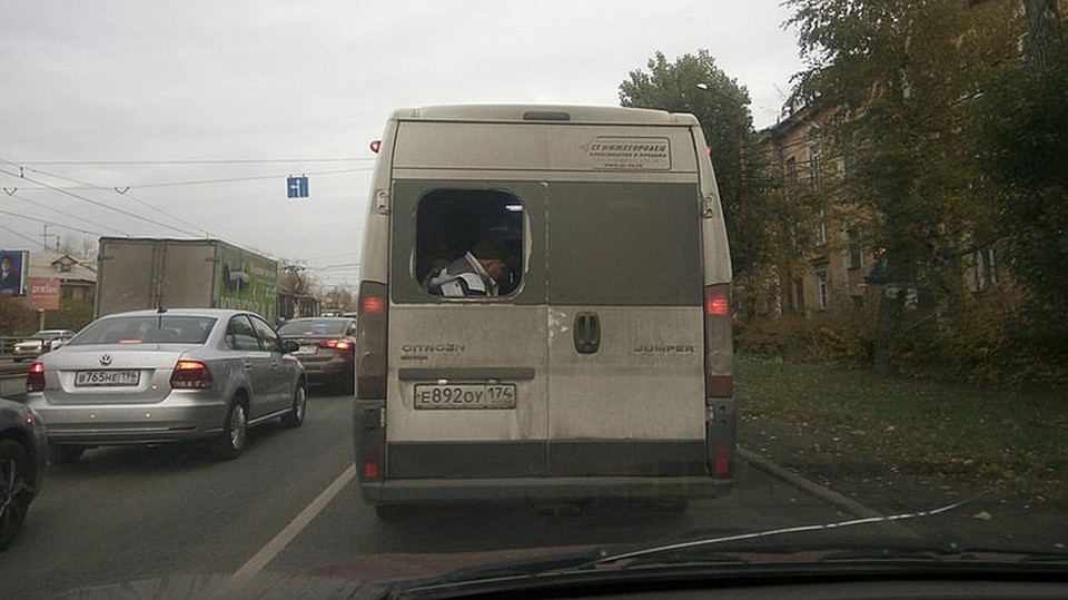 Челябинский тюнинг маршрутки.