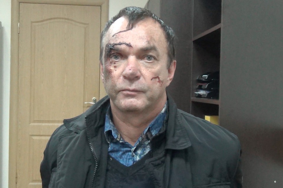 Бизнесмен после задержания оказался в полиции.