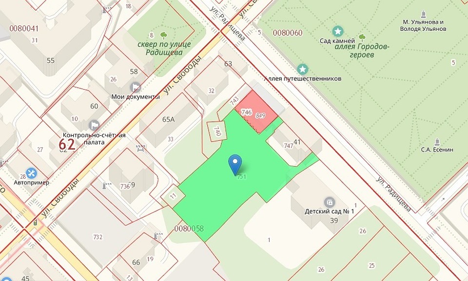 Первый участок это 3098 квадратных метров, то есть более 30 соток