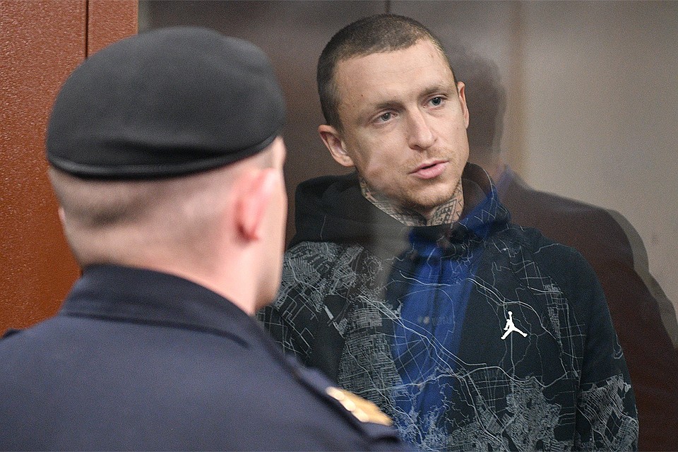 Павел Мамаев на судебном заседании.