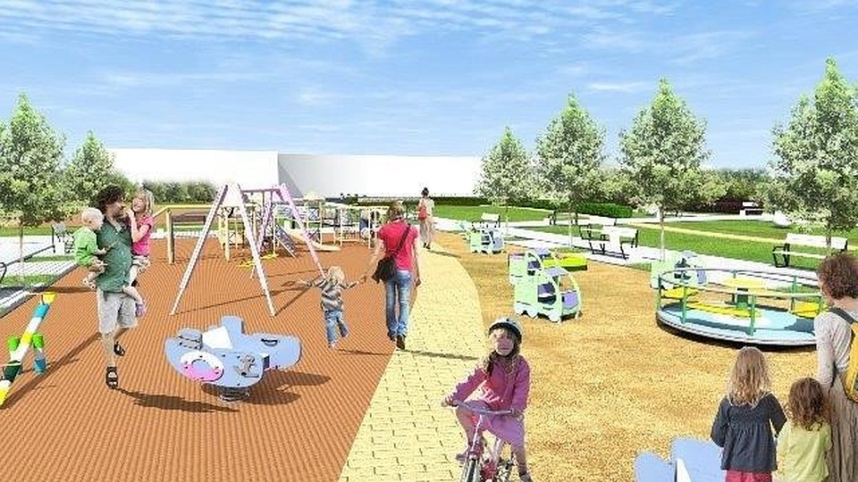 Будут в парке детские, игровые и спортивные площадки. Фото администрации Волгограда.