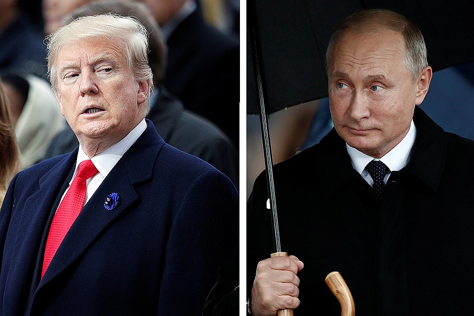 Владимир Путин прибыл в Париж на памятные мероприятия в годовщину окончания Первой мировой войны.