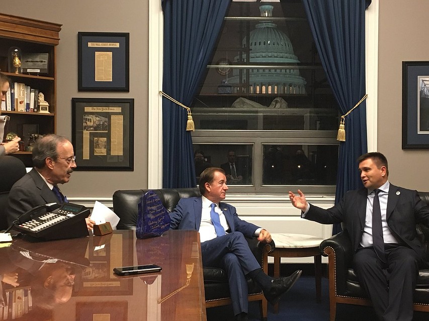 Глава МИД Украины находится в США с рабочим визитом Фото: Павел Климкин в Twitter
