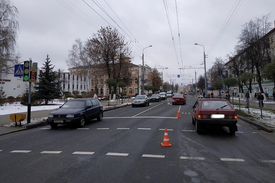 Легковушка сбила 9-летнего мальчика на пешеходном переходе в Гомеле. Фото: УВД Гомельского облисполкома