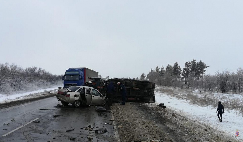 Трасса в районе Камышина оказалось самой "аварийной".