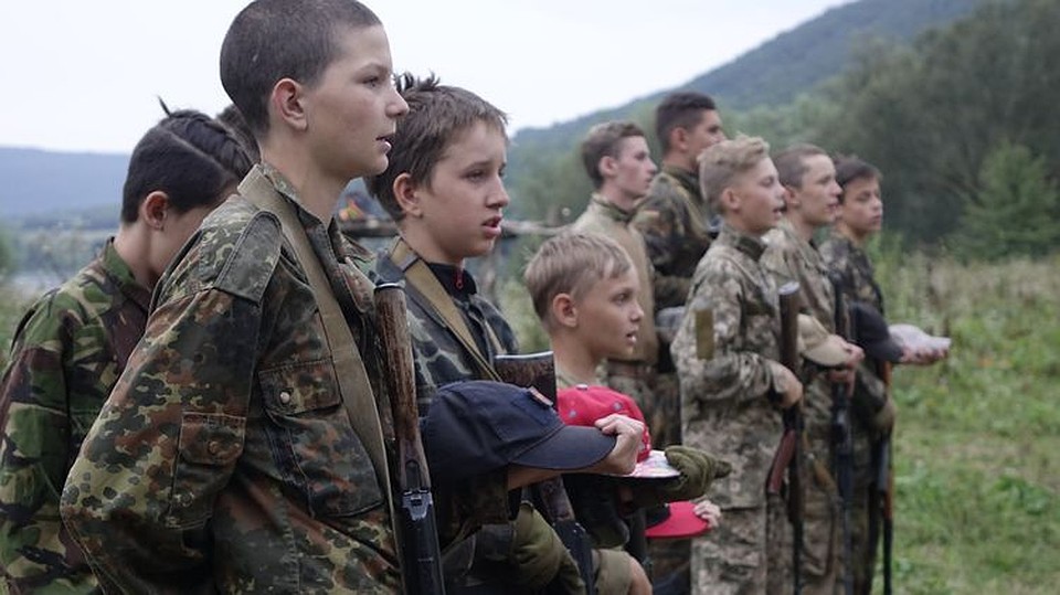 Лагерь в Тернопольской области Украины, где учат убивать. ФОТО: strana.ua