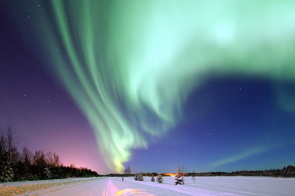 Полярное сияние лучше всего будет видно на севере области. Фото: pixabay.com