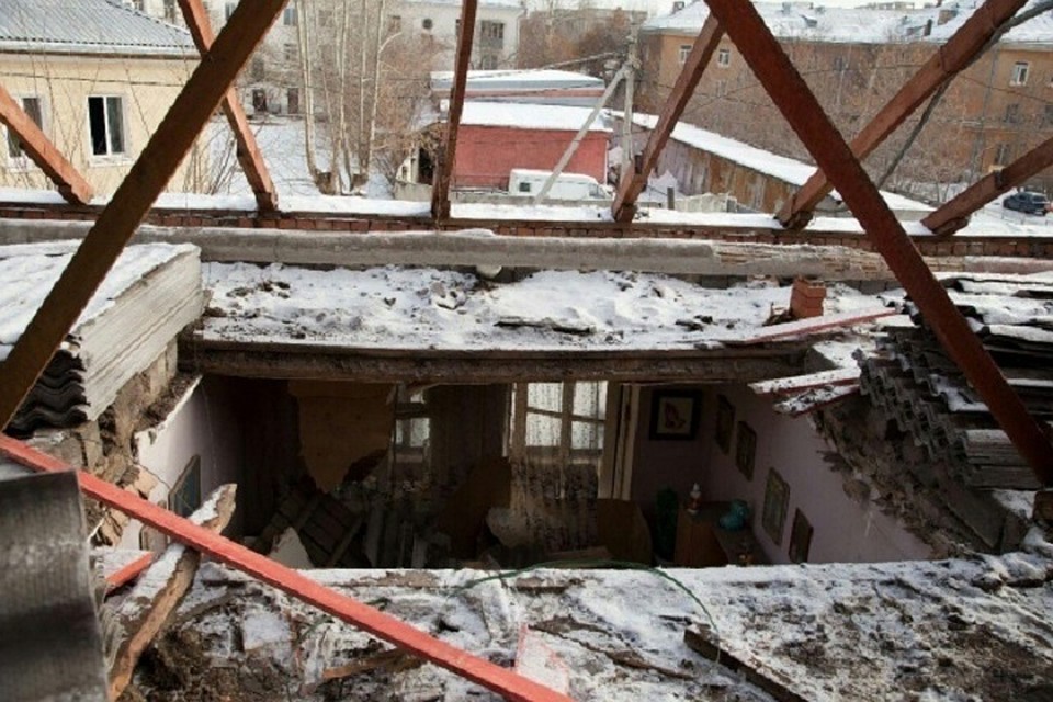 Крыша обрушилась в феврале этого года. Фото: СУ СКР по Свердловской области