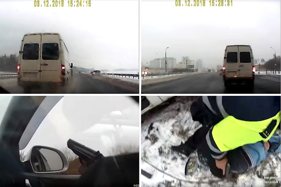 Погоня началась в 40 километрах от Минска, а задержали нарушителя только в микрорайоне Каменная Горка. Фото: УГАИ УВД Минского облисполкома.