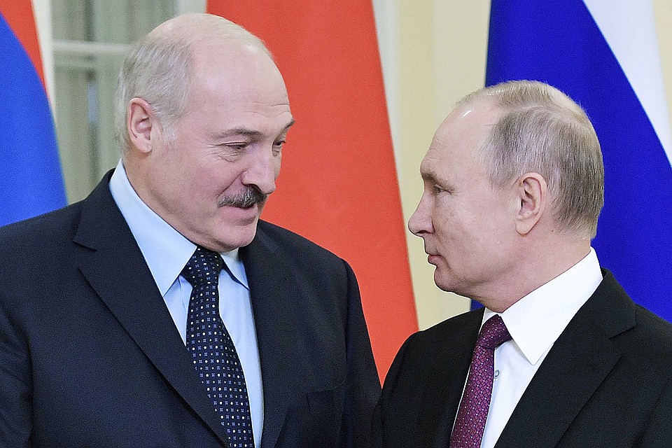 Александр Лукашенко и Владимир Путин. ФОТО Алексей Никольский/пресс-служба президента РФ/ТАСС