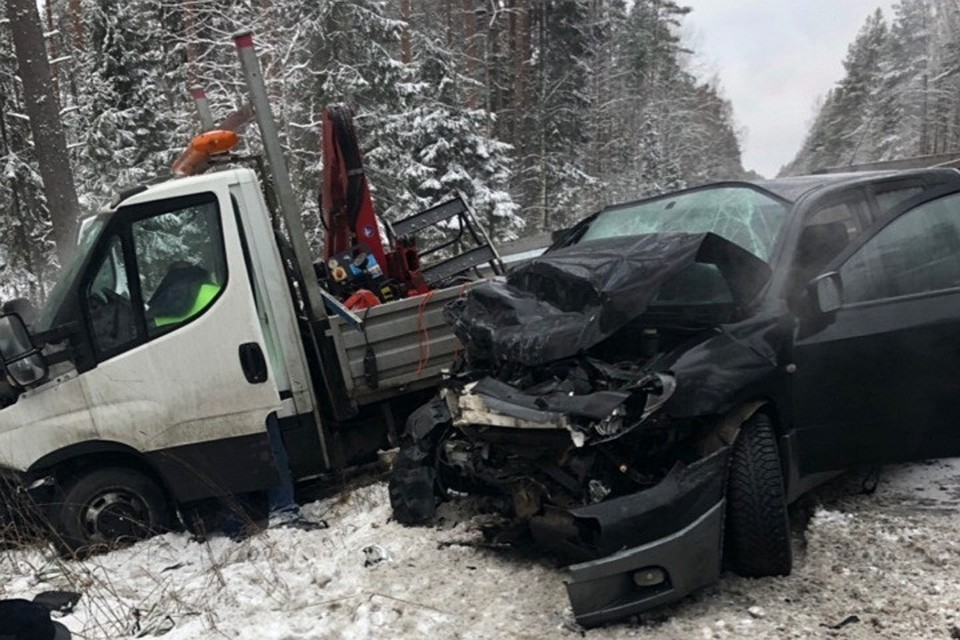 На Новоприозерском шоссе в аварии погибла пенсионерка. Фото: vk.com/spb_today