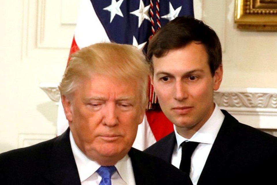 Президент США Дональд Трамп и его старший советник Джаред Кушнер