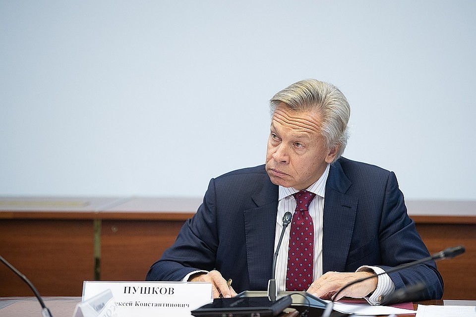 Председатель комиссии Совета Федерации по международным делам и информационной политике Алексей Пушков
