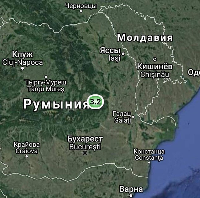 Молдова - крайне сейсмическая зона.