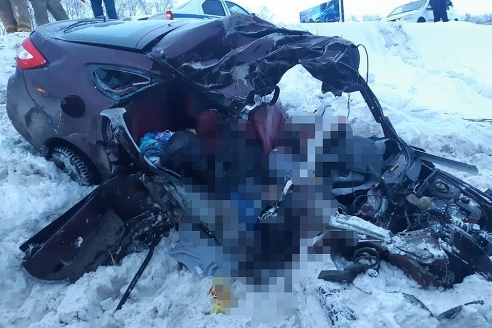 В Башкирии столкнулась «Лада» и КамАЗ