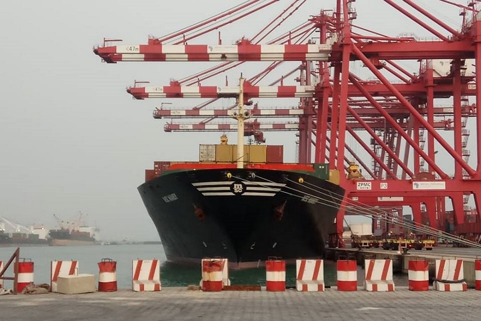 Пираты напали на контейнеровоз MSC Mandy в Гвинейском заливе. Фото: Facebook Посольства РФ в Бенине и Того