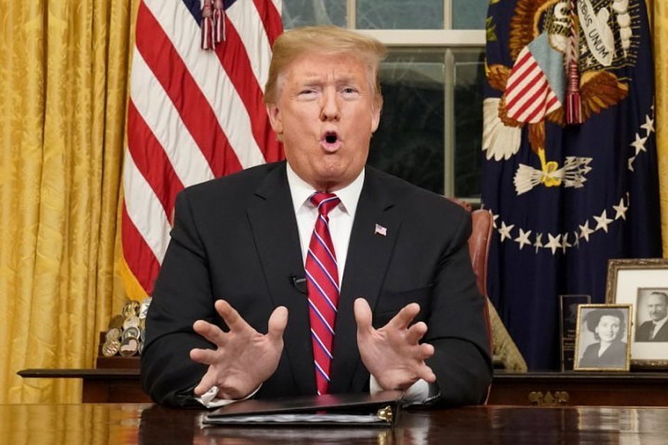 Президент США Дональд Трамп рассчитывает, что «шатдаун» правительства прекратится после его встречи с лидерами конгресса