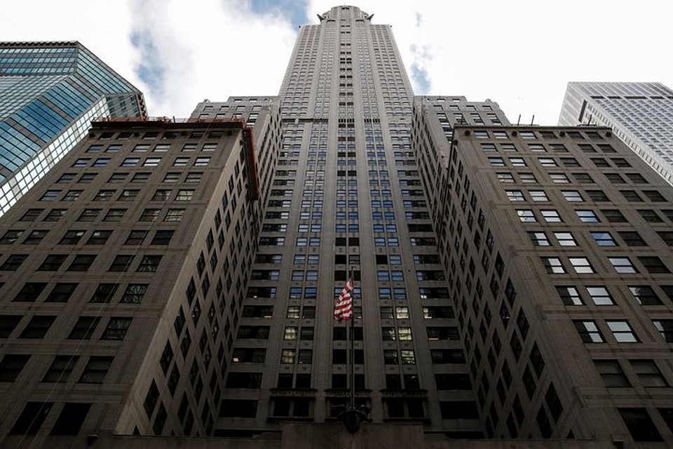 Один из символов Нью-Йорка — знаменитый небоскреб Chrysler Building на Манхэттене