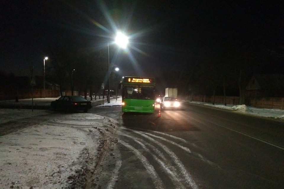 В ДТП в Барановичах пострадала пассажирка автобуса. Фото: gaibrest.by