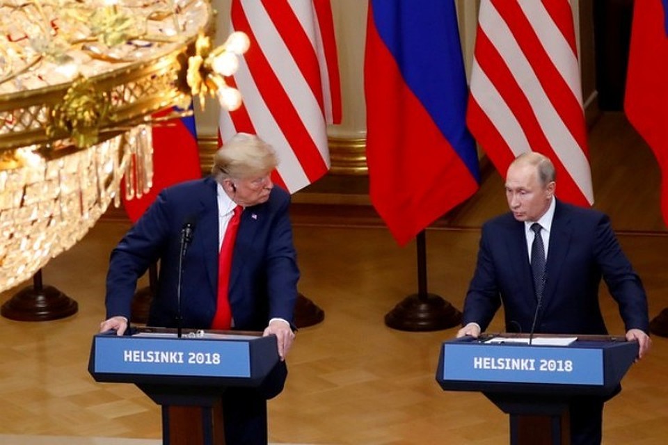 Встреча президентов США и России Дональда Трампа и Владимира Путина в Хельсинки