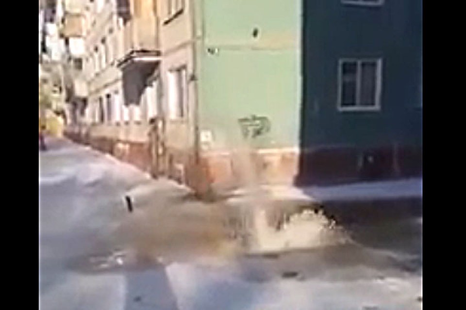 Коммунальная авария в Барнауле