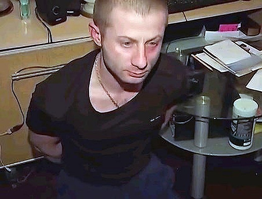 Подозреваемый в краже картины Куинджи из Третьяковской галереи 32-летний Сергей Чуприков после задержания.