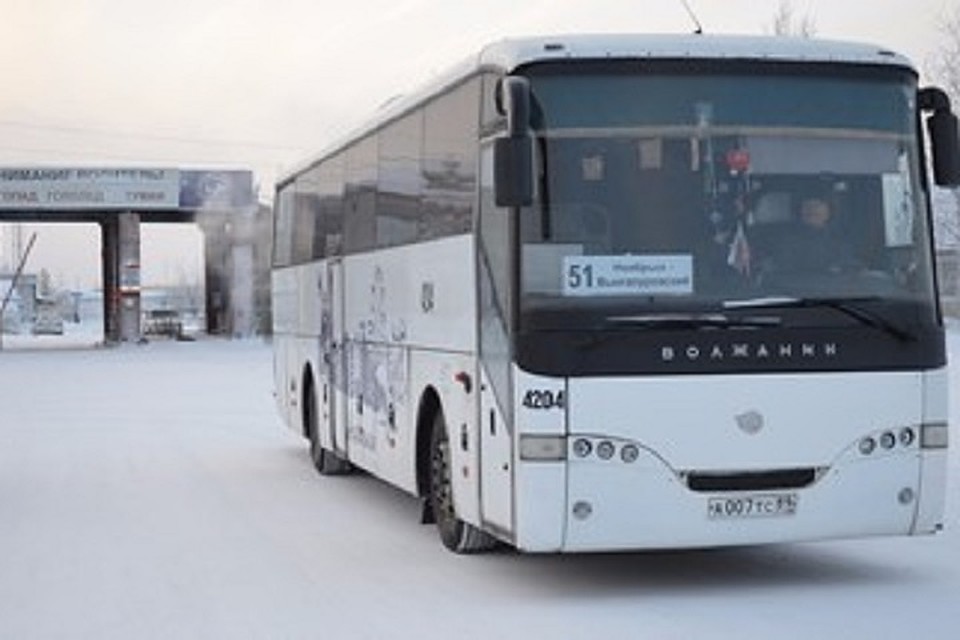 В Ноябрьске морозы могут повлиять на расписание автобусов Фото: Администрация Ноябрьска