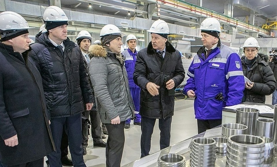 Губернатор Тюменской области Александр Моор посетил Тюменский ремонтно-механический завод