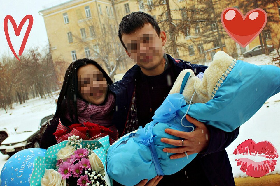 Молодые родители были рады рождению сына. Фото: соцсети