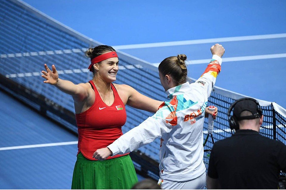 Арина Соболенко: «Как меня остановить соперникам? Без шансов!». Фото: twitter.com/fedcup