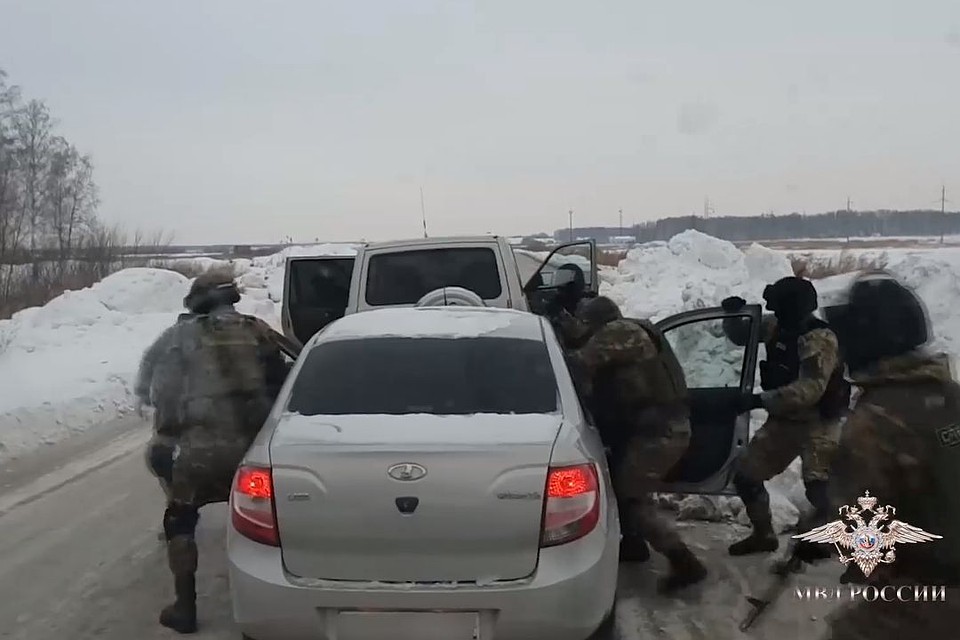 Стоп-кадр с видео МВД по Новосибирской области.