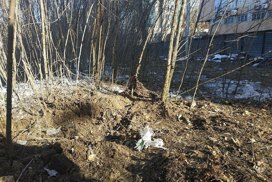Здесь прогремел взрыв Фото: dnr-sckk.ru