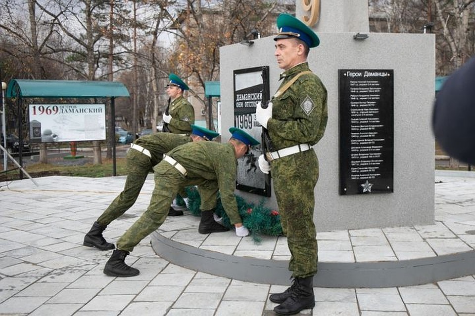 В октябре 2018-го в Лучегорске открыли памятник воинам-даманцам