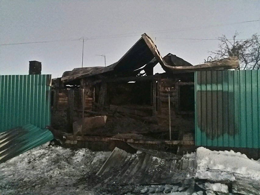 От дома ничего не осталось