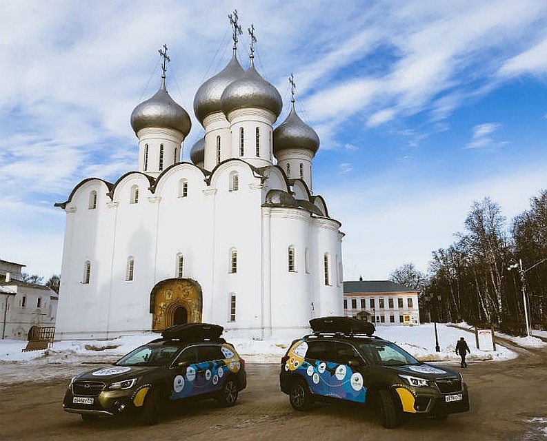 Экспедиция «Открывая Серебряное ожерелье» в Вологде. Здесь тоже еще зима