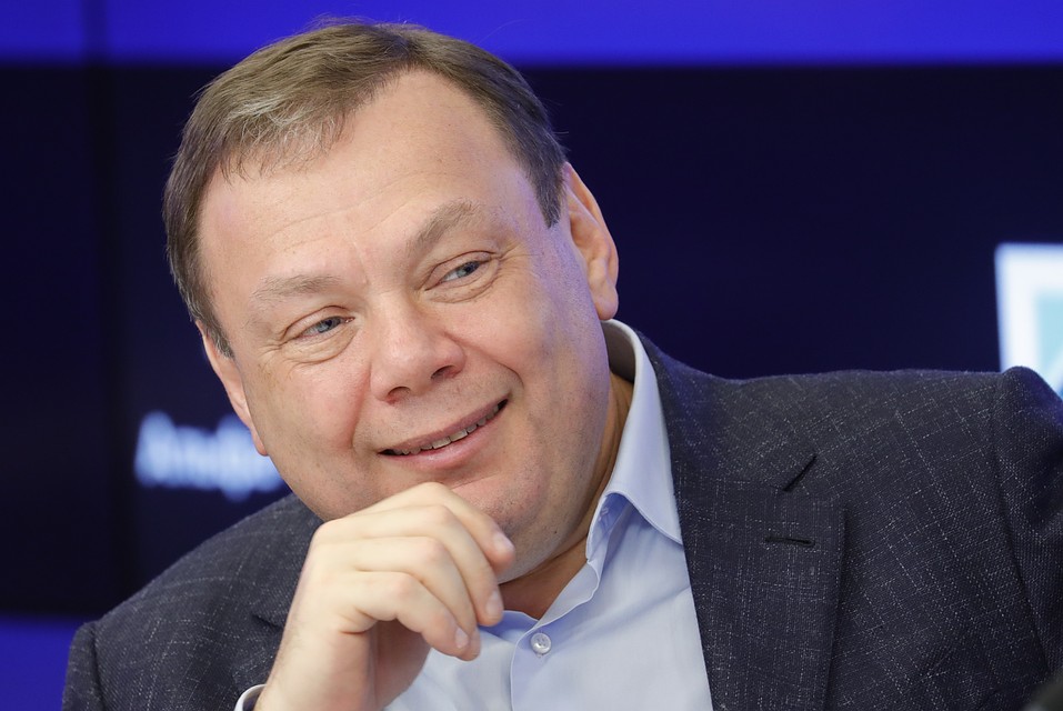 Михаил Фридман на пресс-конференции, посвященной фестивалю современной музыки и технологий Alfa Future People 2018. Фото Михаил Джапаридзе/ТАСС