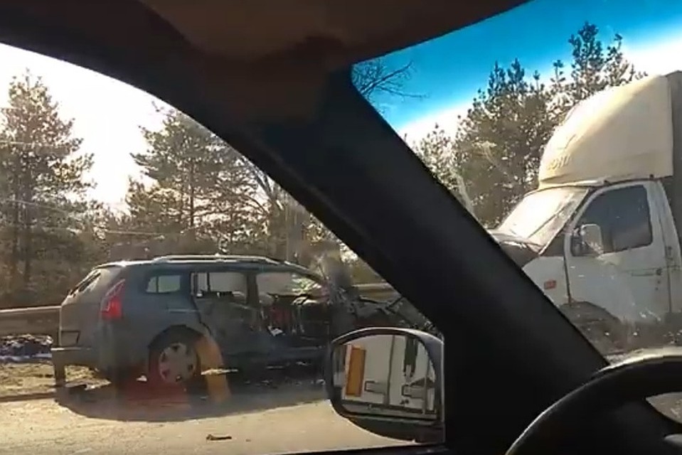 Легковушка и "Газель" столкнулись под Липецком