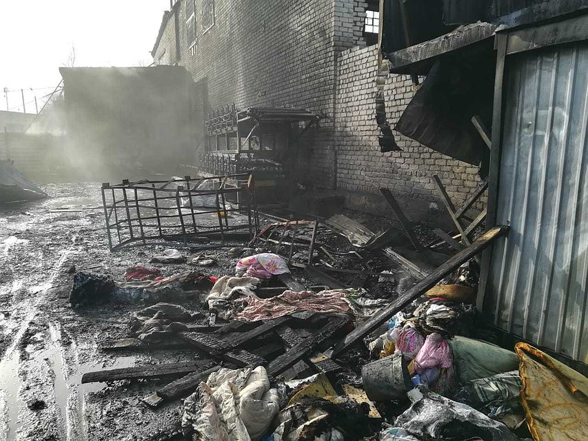 Пожар ликвидировали в течение нескольких часов. Фото: Управление Роспотребнадзора по Амурской области