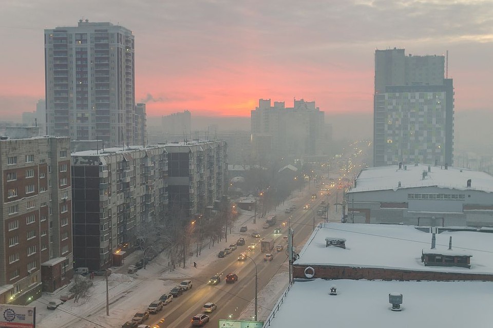 Сегодня в городе будет дымка и туманы.
