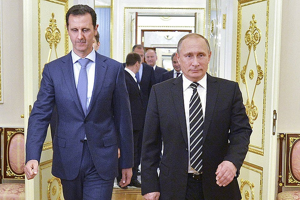 В Кремле рассказали о чем шла речь в послании Путина Асаду