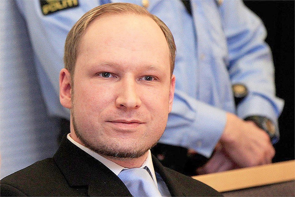 Норвежский террорист Андерс Брейвик.