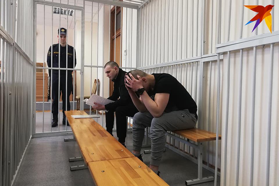 Осужденные Евгений Барановский и Егор Скуратович