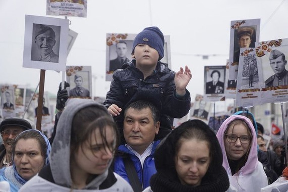 Бессмертный полк пройдет в начале парада Победы