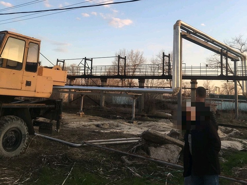 Рабочий погиб во время окраски труб. Фото СУ СКР