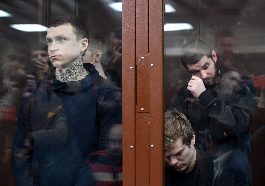 Слушание по делу футболистов пришлось прервать. Фото: Максим Григорьев ТАСС