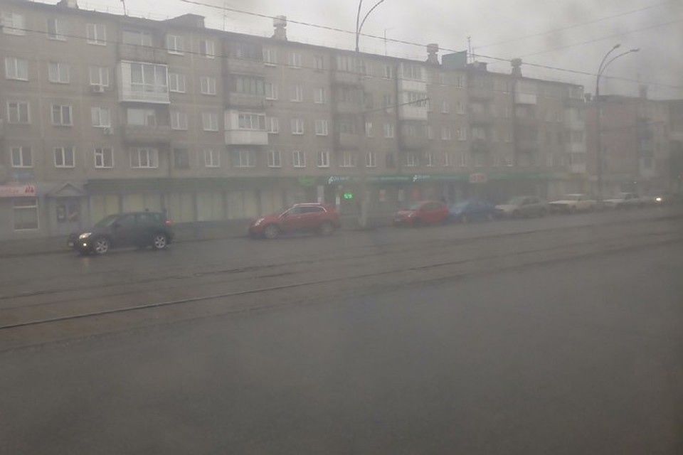 Внезапная метель обрушилась на город в середине апреля