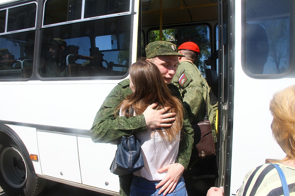 Липчан забрали в армию