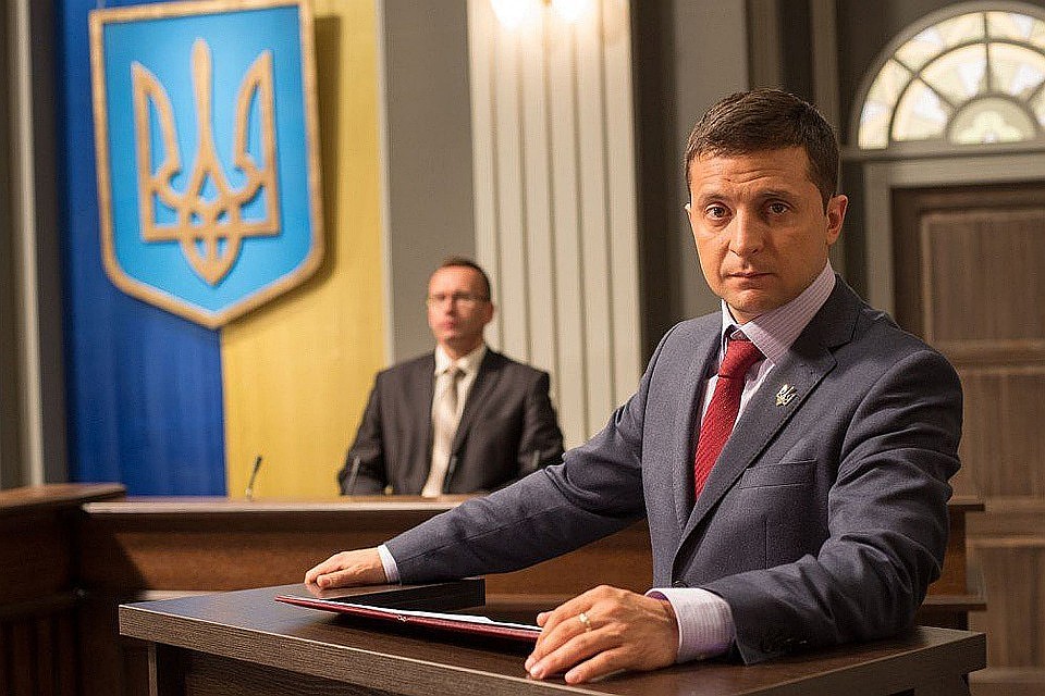 Владимир Зеленский в сериале "Слуга народа". Фото "Студия Квартал-95