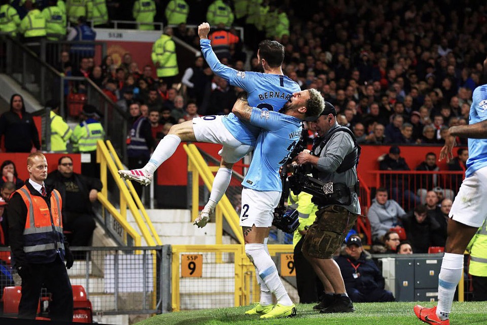 Бернарду Силва забил первый мяч в игре с "Манчестер Юнайтед". Фото: twitter.com/ManCity